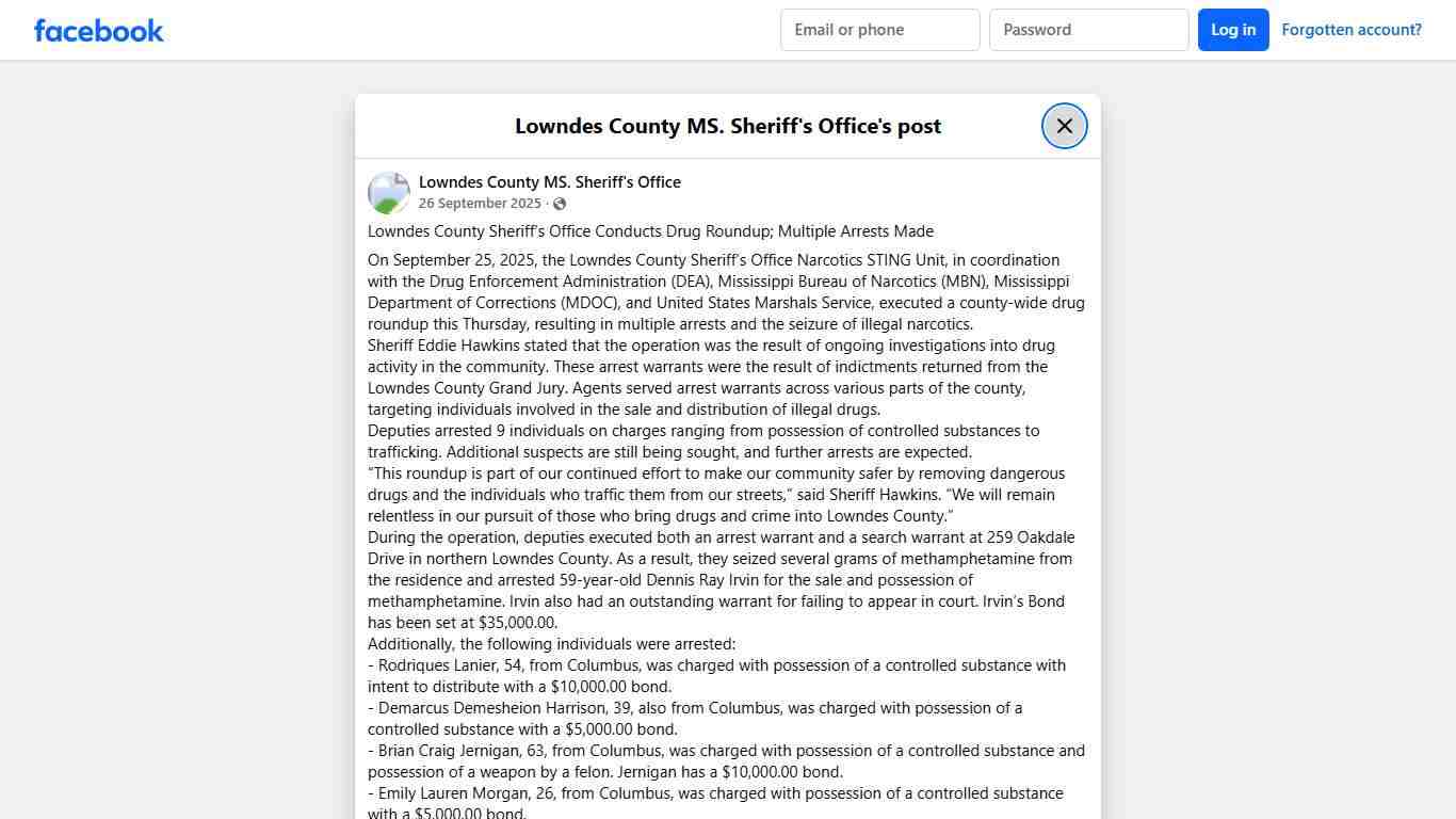 Lowndes County... - Lowndes County MS. Sheriff's Office Facebook